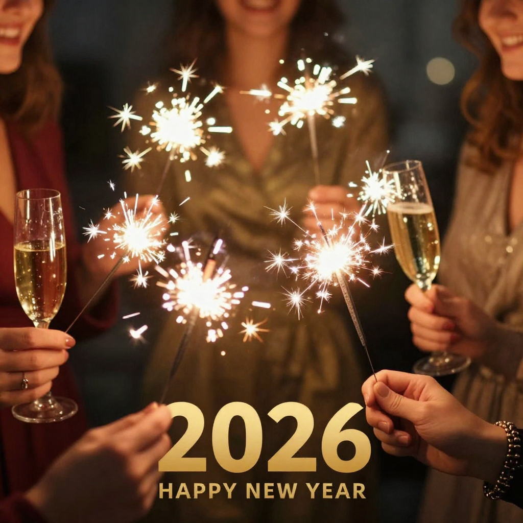 High-quality New Year 2026 photos for greetings