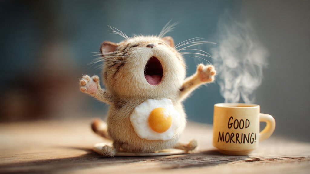 Humorous Morning Wishes Pics for Friends