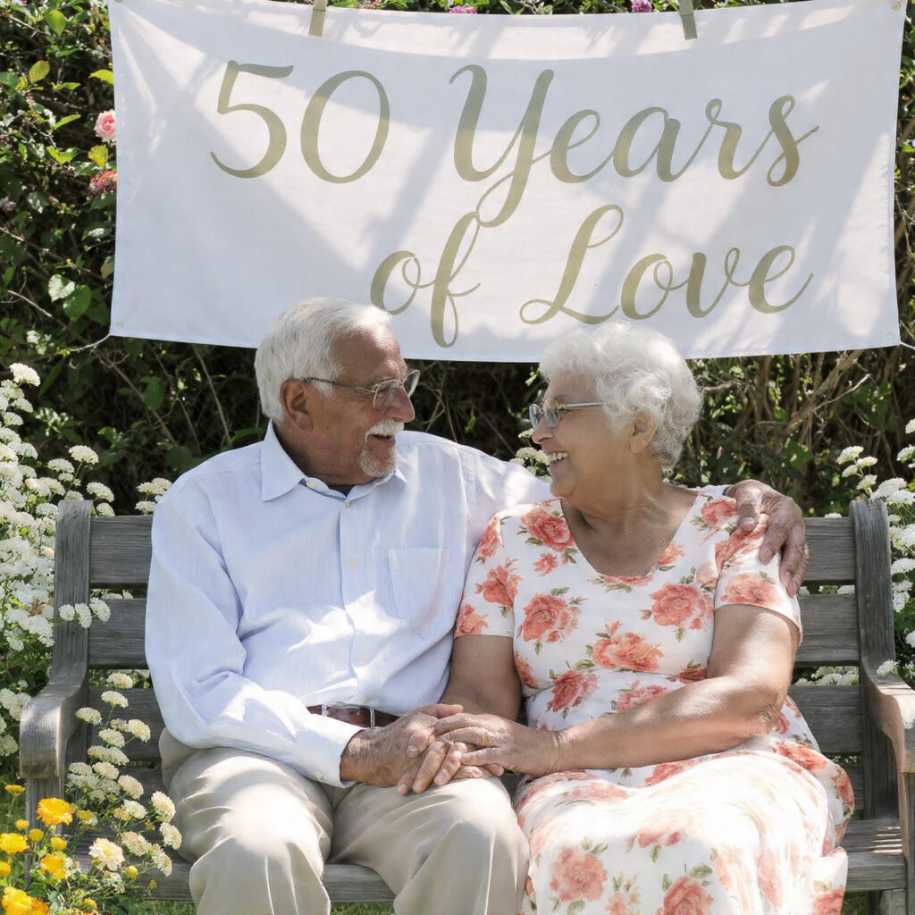 Romantic 50th Anniversary Images with Quotes