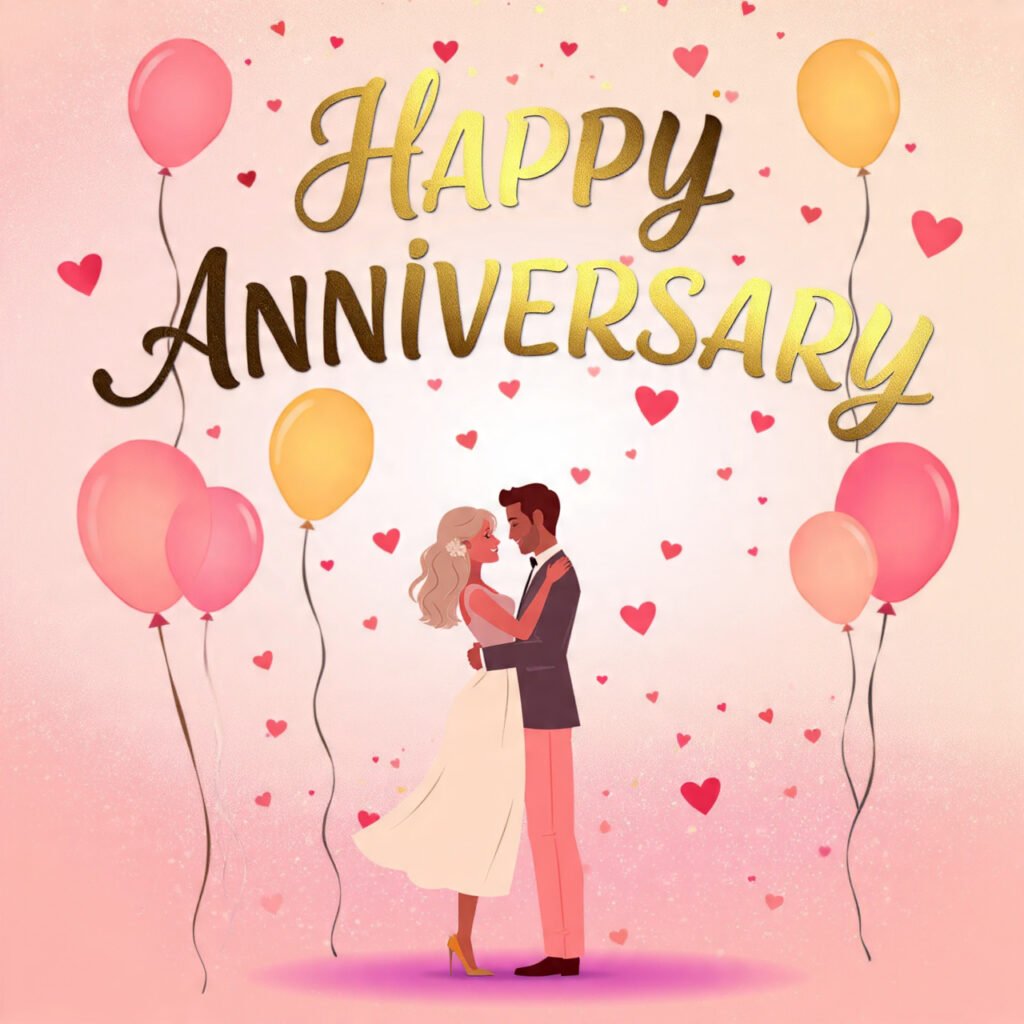 Stylish Happy Anniversary Couple Images Free
