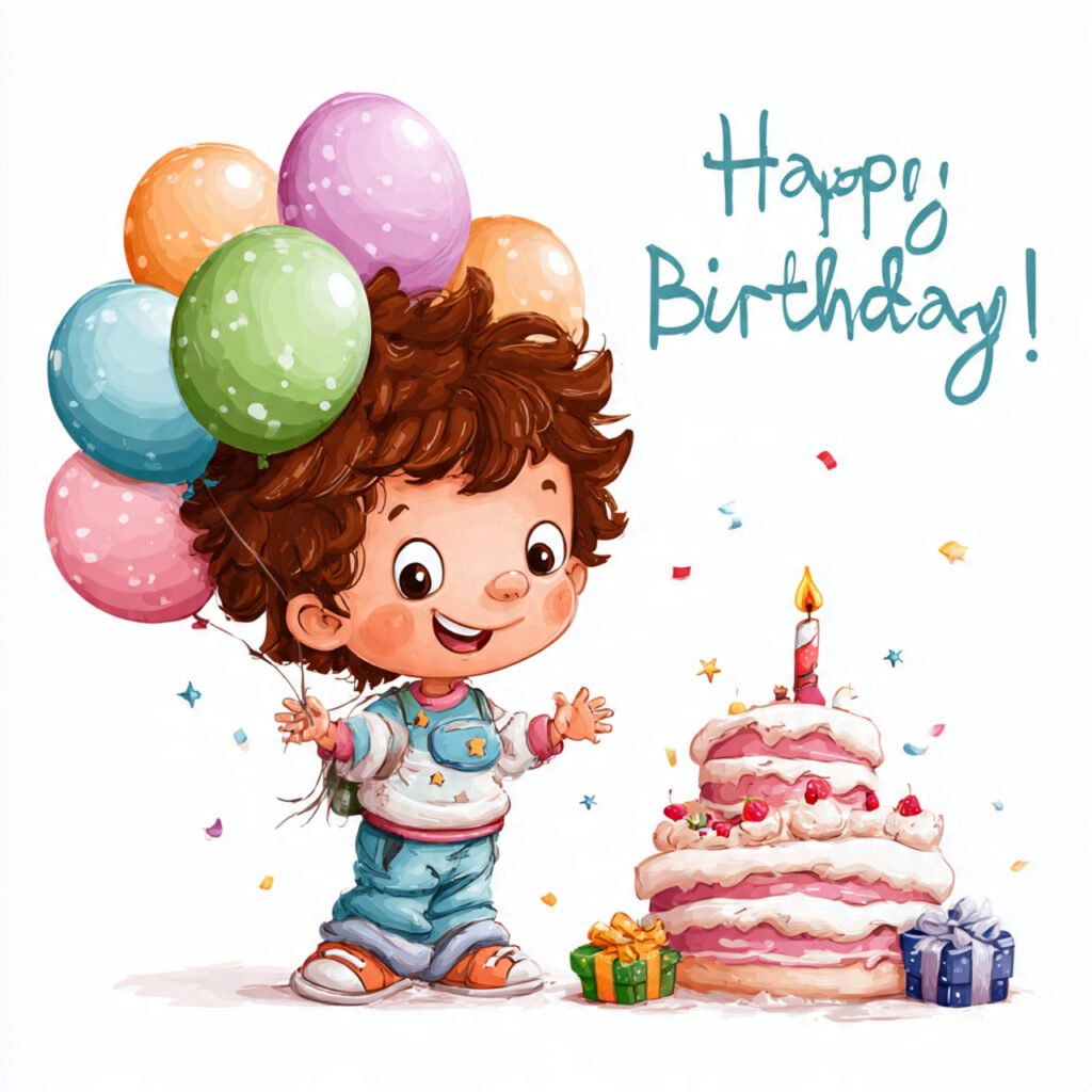 Cute happy birthday pictures for kids
