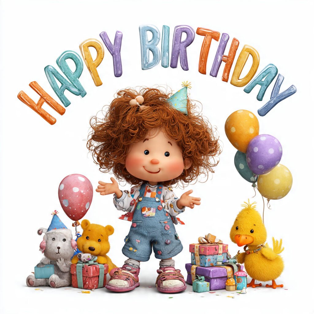 Happy birthday images for kids HD
