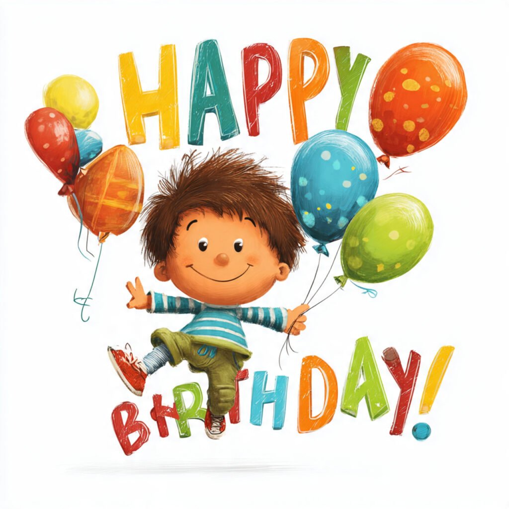 Happy birthday party images for kids