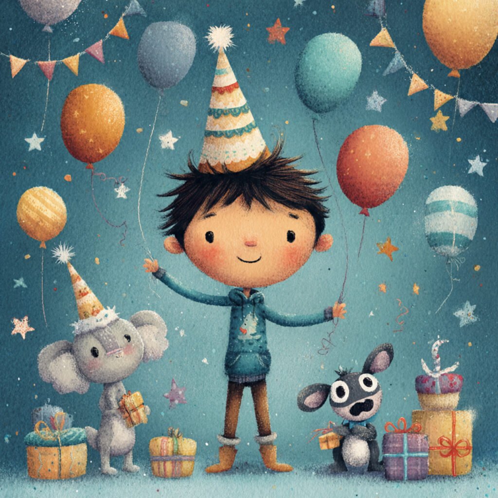 Lovely birthday celebration images for kids
