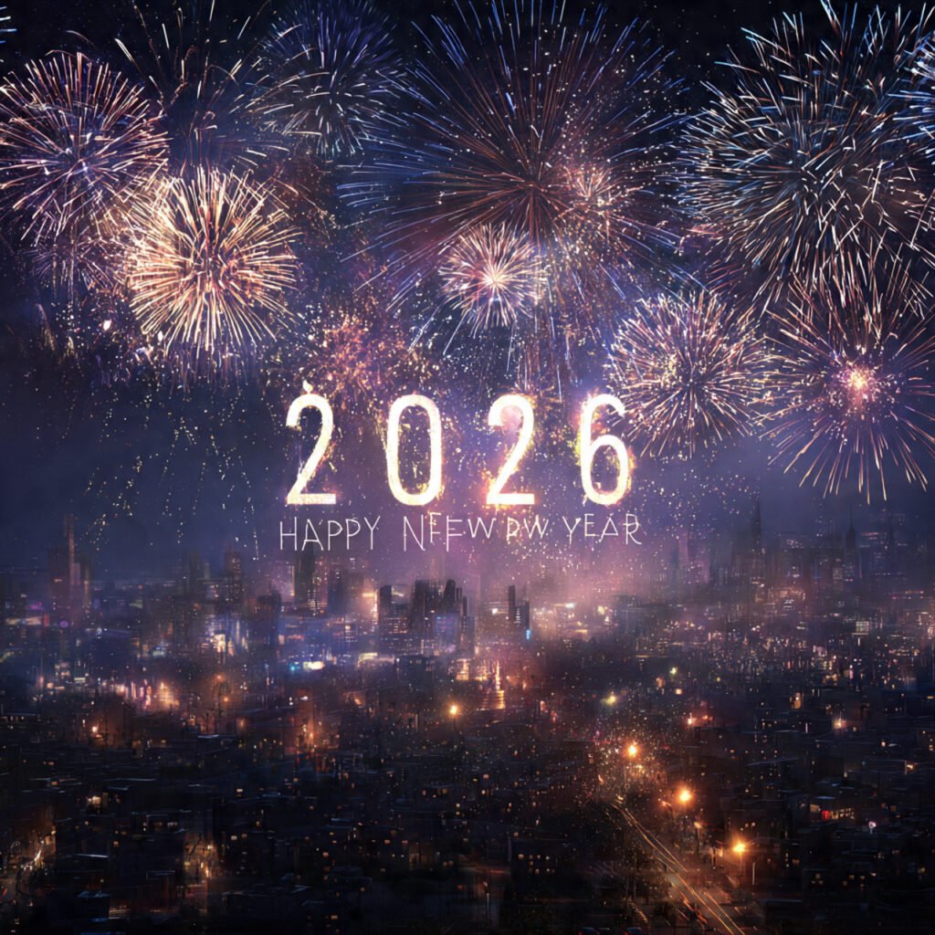 Download festive Happy New Year 2026 images