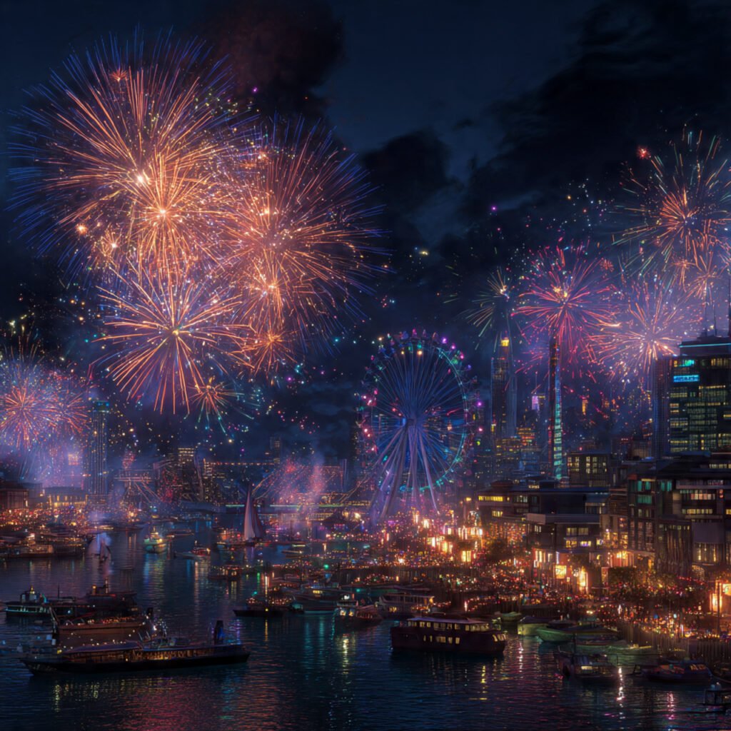 Happy New Year Eve 2026 countdown night picture