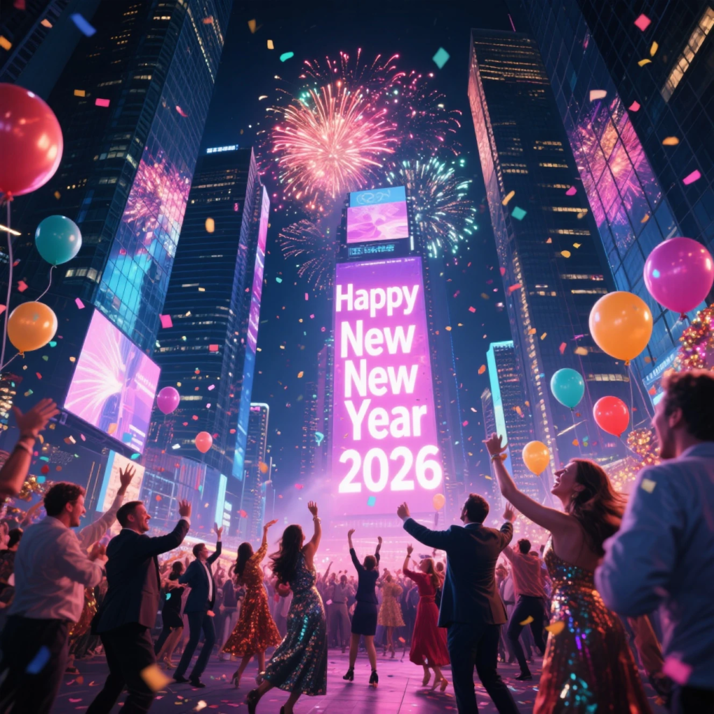 Free 2026 New Year celebration photos in HD