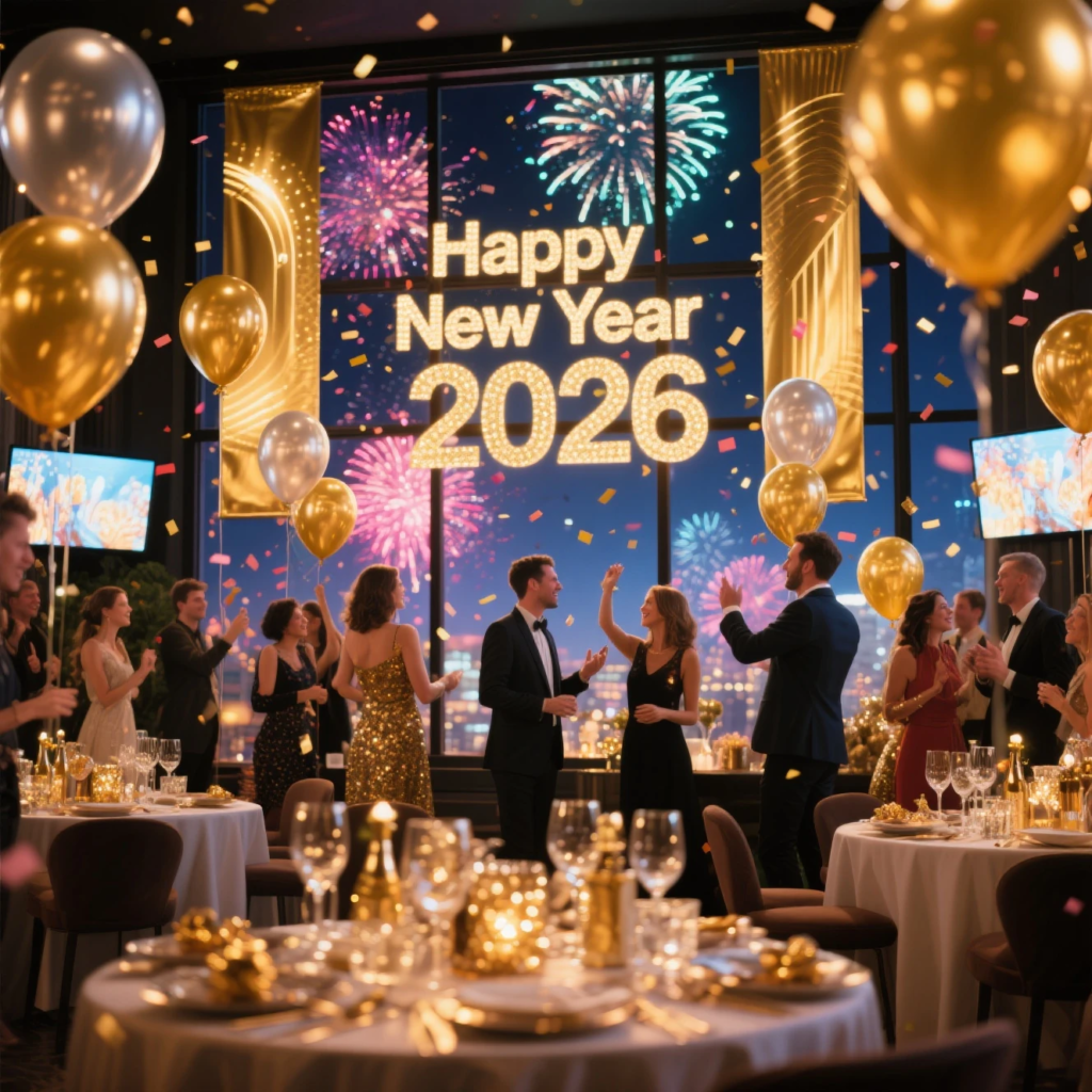 HD Happy New Year 2026 wallpapers for download