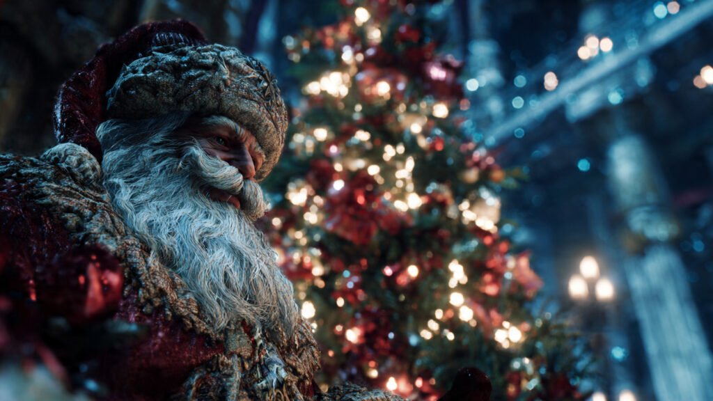 Vibrant Merry Christmas Eve snow images