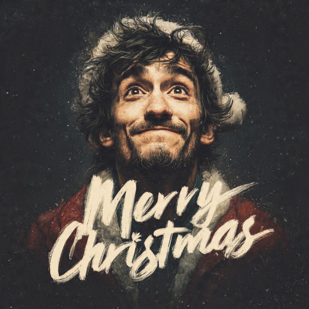 Vibrant Santa-themed Christmas Eve photos