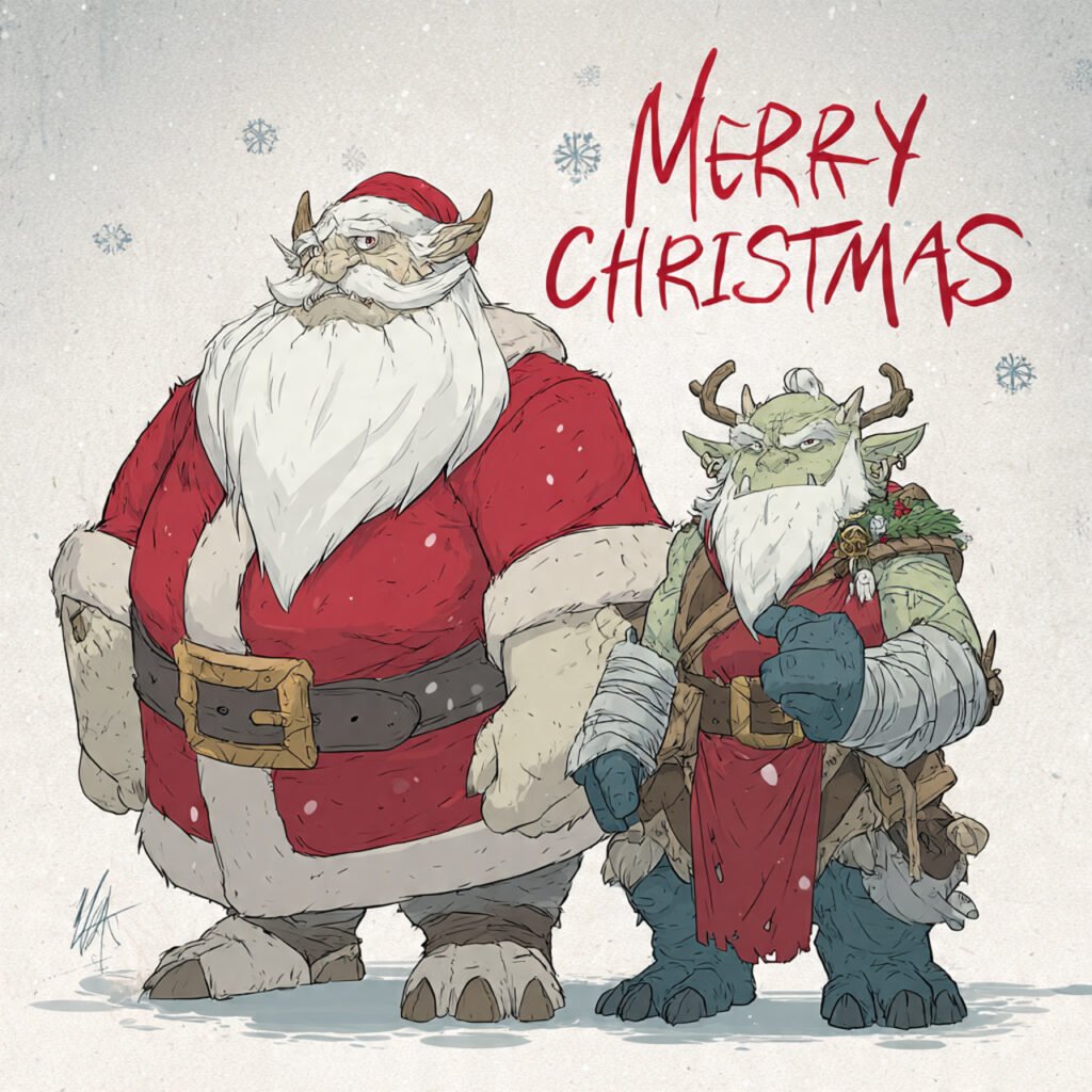 Festive colorful Merry Christmas Eve design images