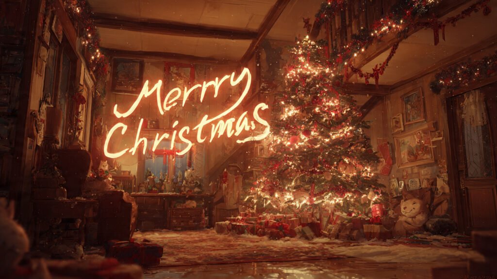 Vibrant Christmas Eve pictures for greetings