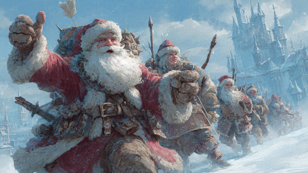 High-quality vibrant Christmas Eve celebration pics