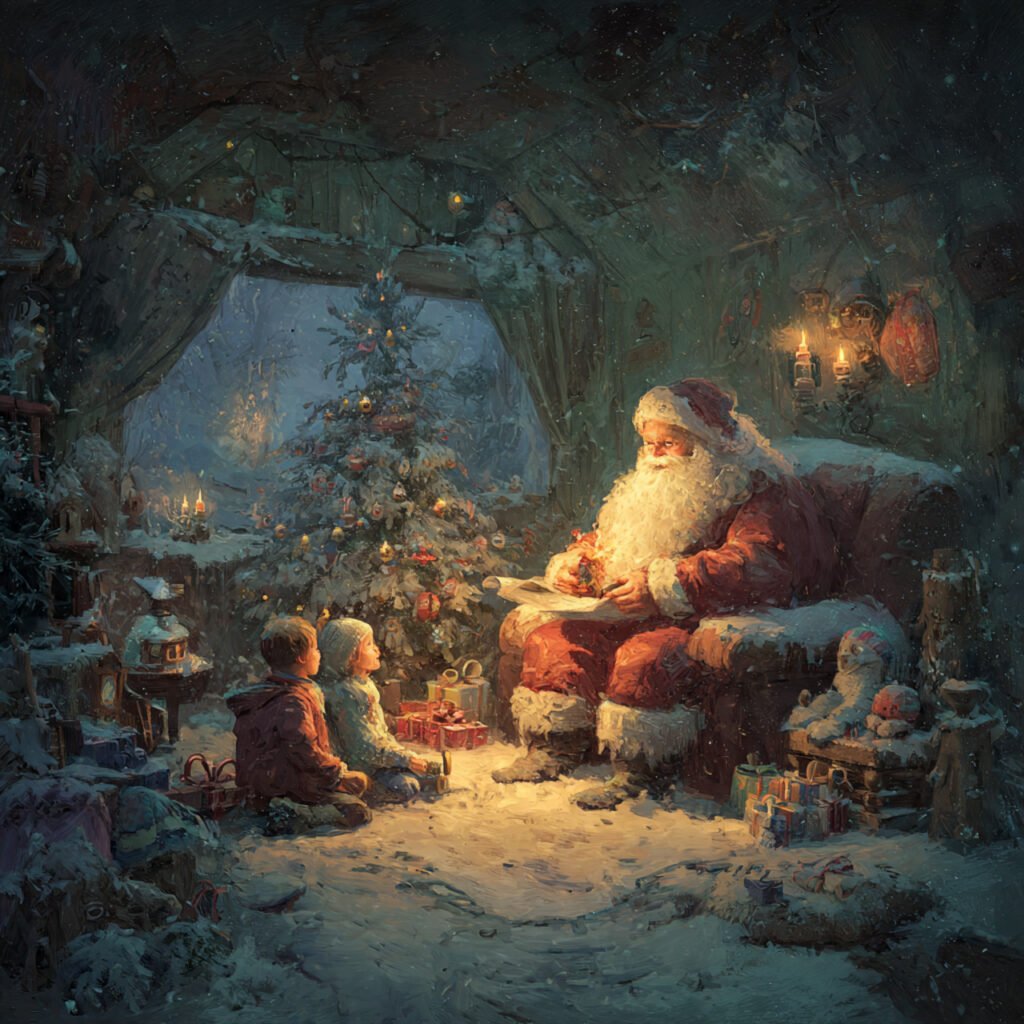 Vibrant holiday night photos for Christmas Eve