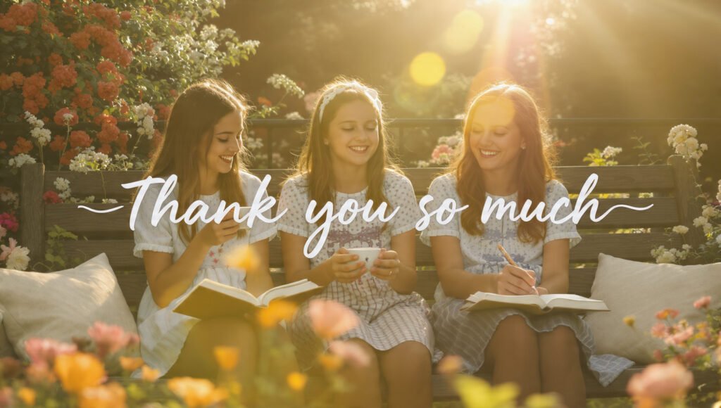 Girly Cute Thank You Pics to Express Love