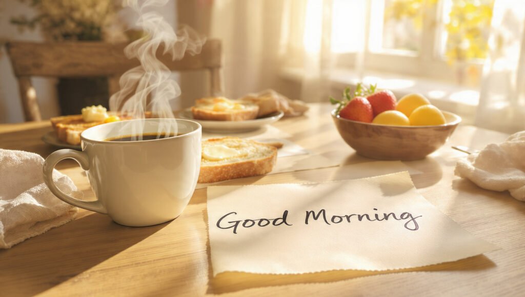 Romantic Good Morning Coffee Images