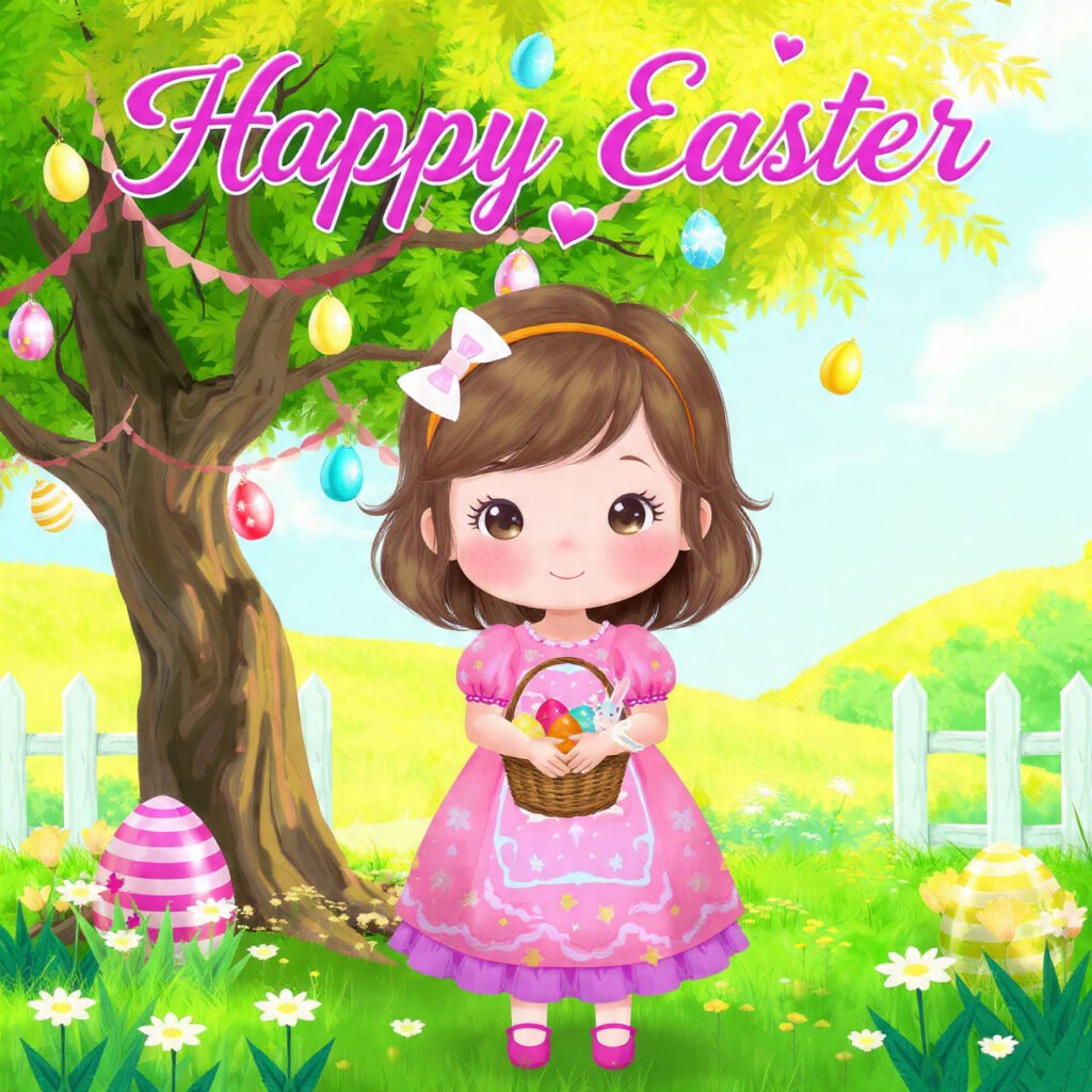 Easter Blessings Religious Images for Girls