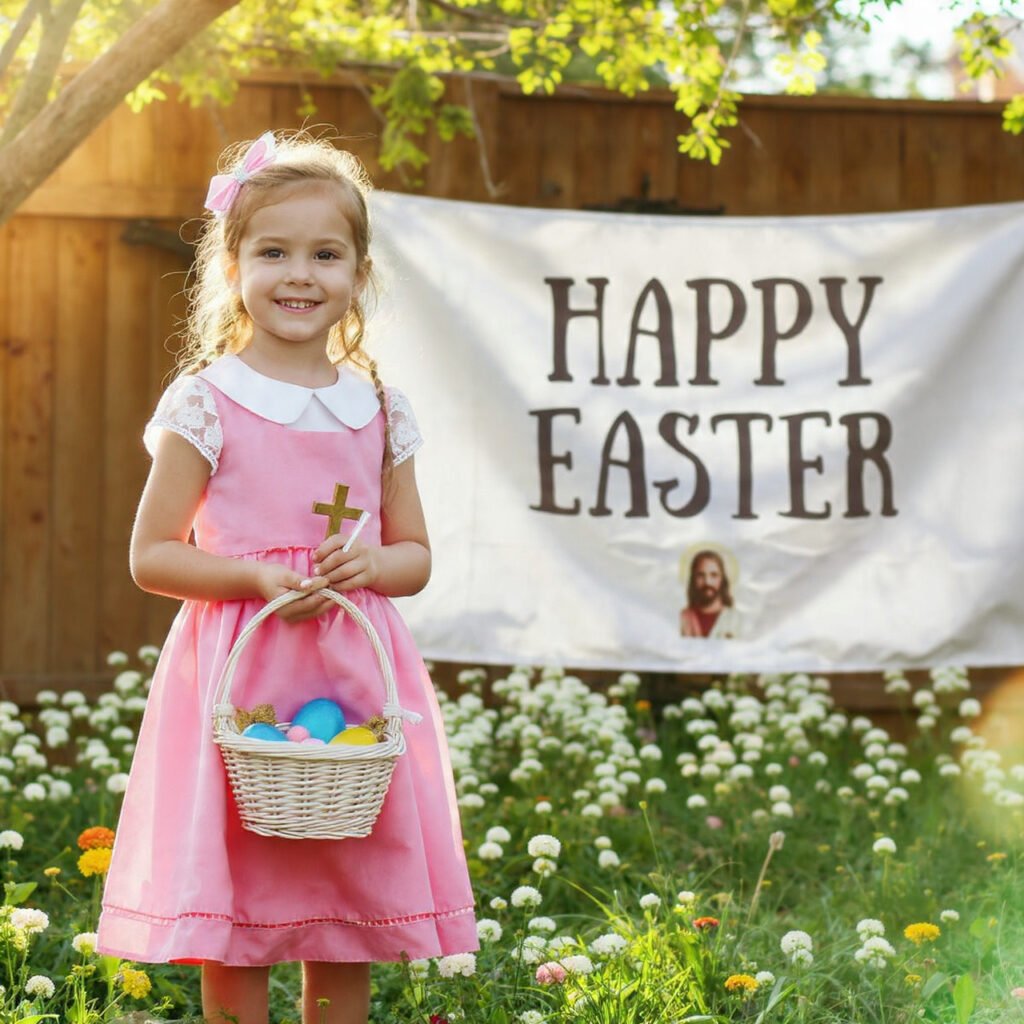 Gentle Religious Easter Pics for Girls