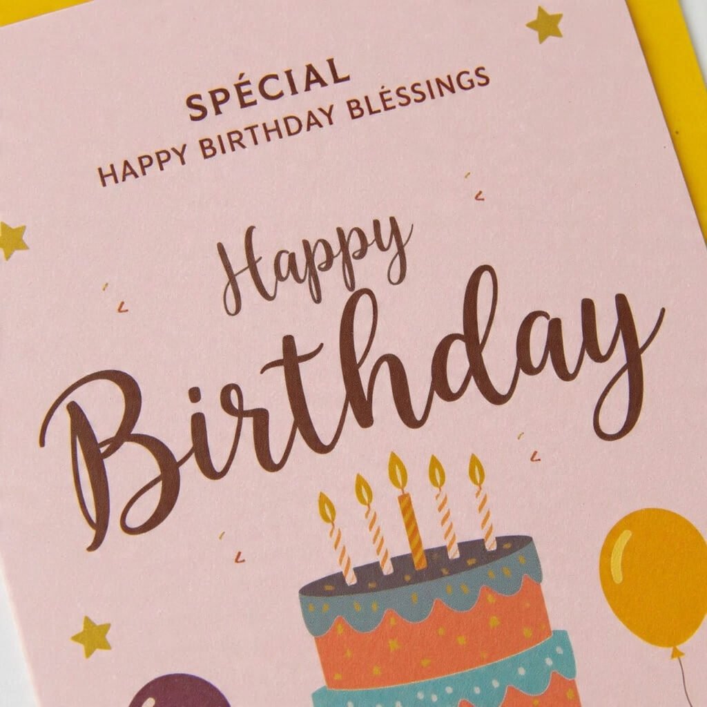 Graceful happy birthday blessing pictures