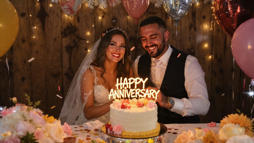 Elegant Happy Wedding Anniversary Pictures
