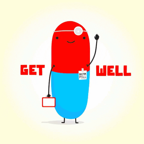 Get Well Soon GIF Style Meme Images
