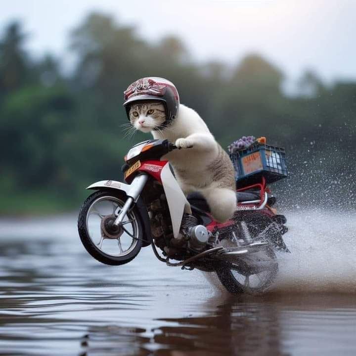 Bobcat acting silly funny