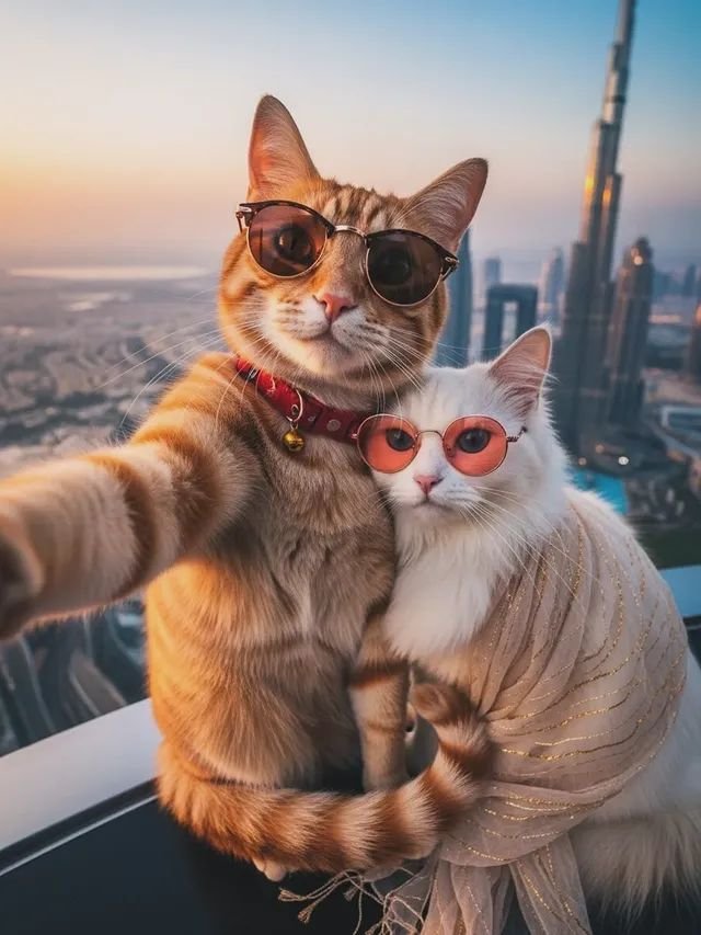 Silly cat meme image