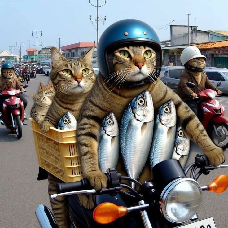 Bobcat making silly face