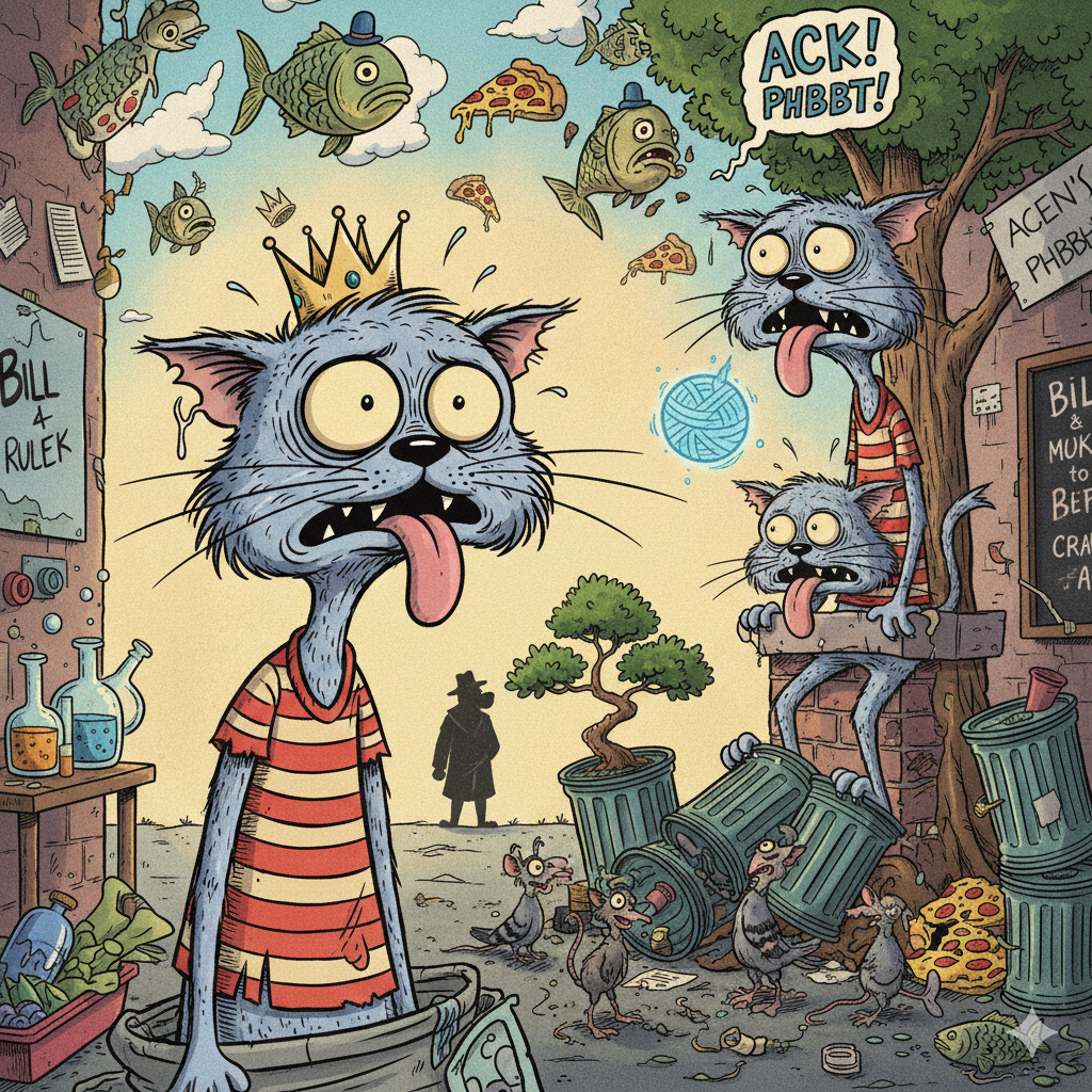 Classic Bill the Cat cartoon