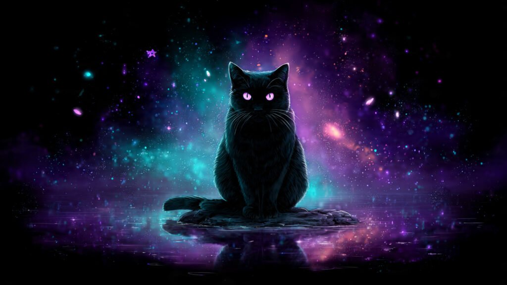 Beautiful domestic cat images in natural poses