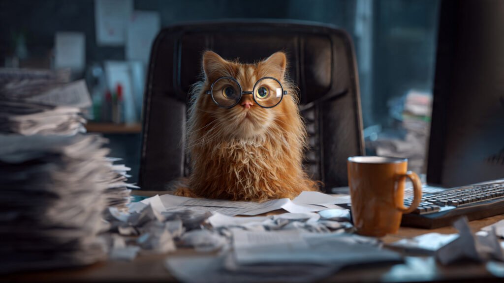 Funny cat meme image