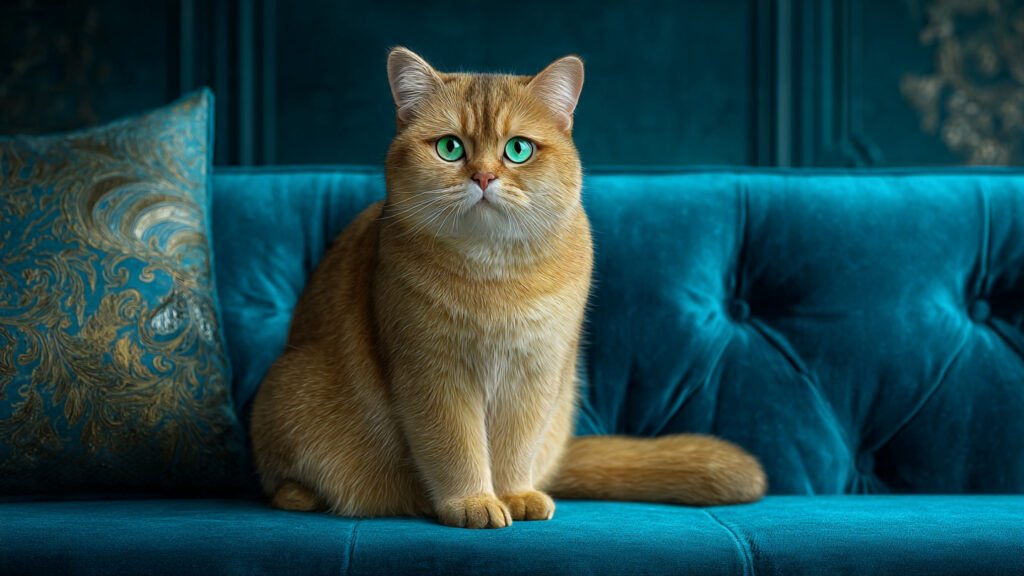 British Shorthair cat portrait