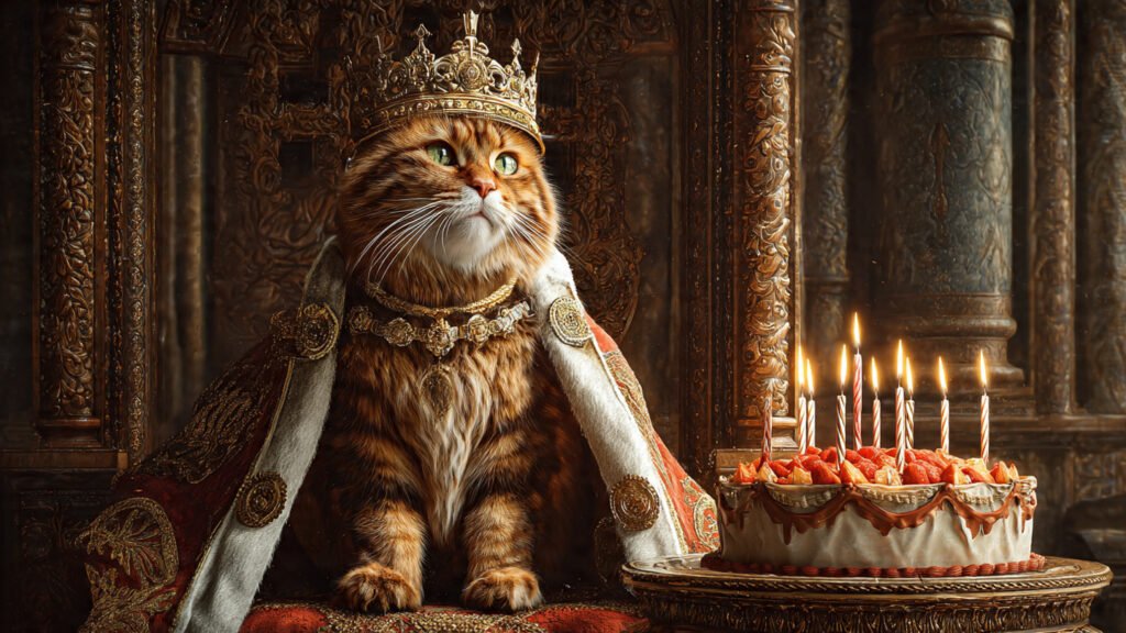 Sweet happy birthday cat images for cat lovers
