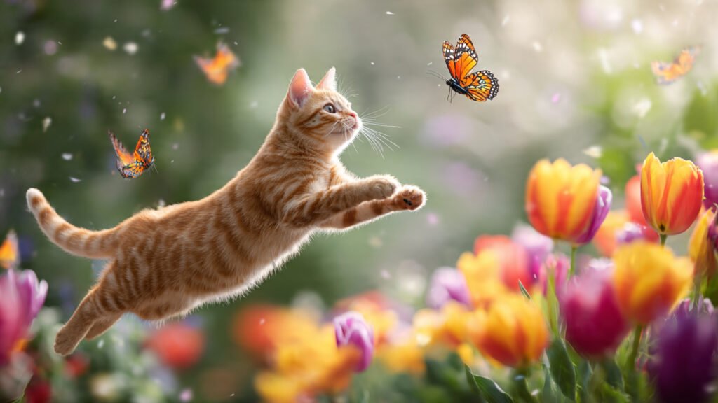 Eye-catching beautiful cat images in HD download