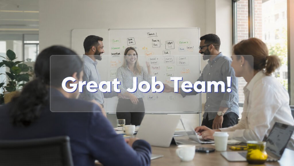 Great Job Teamwork Appreciation Images
