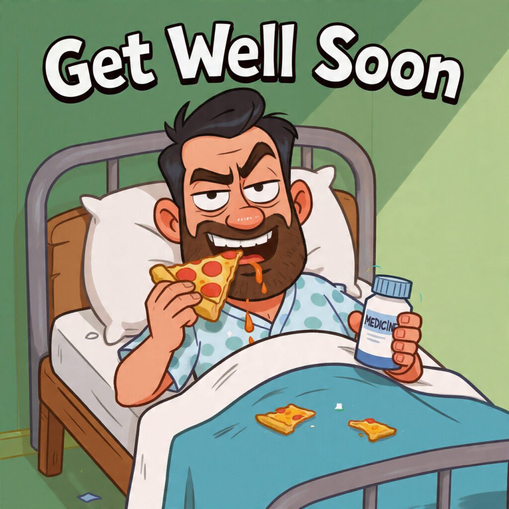 Cheerful Cartoon Get Well Soon Images
