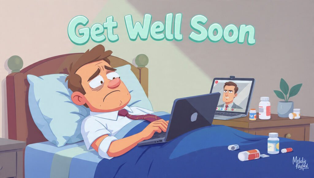 Get Well Soon Light Humor Cartoon Images
