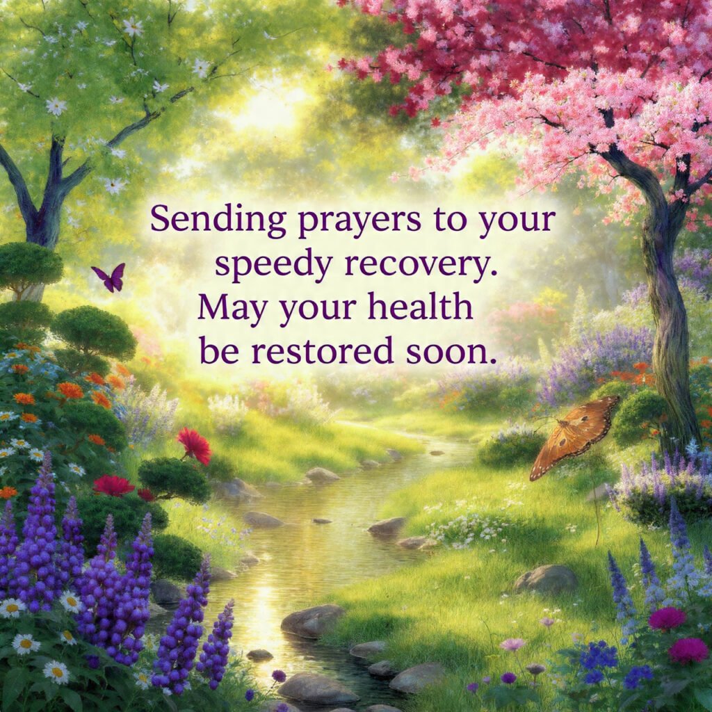 Get Well Soon Images With Spiritual Prayer Quotes
