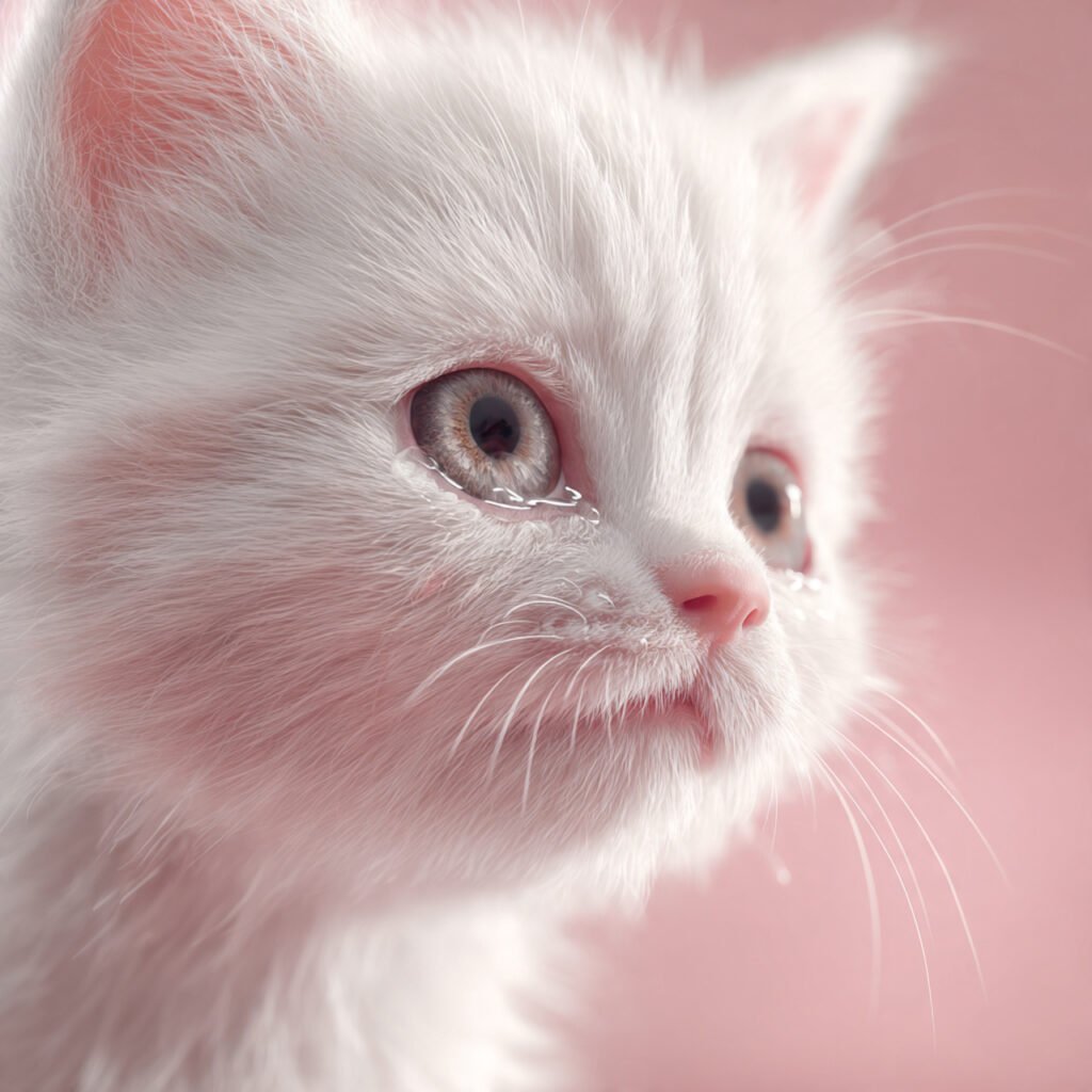 Cute cat funny reaction