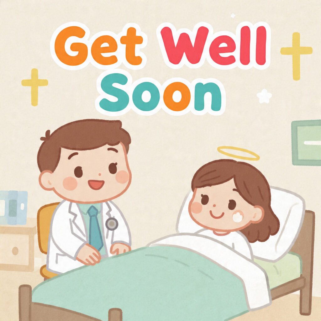 Divine Blessings Get Well Soon Images
