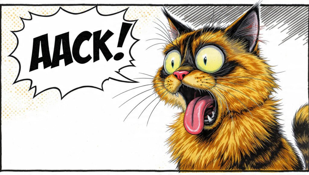 Funny Bill the Cat cartoon