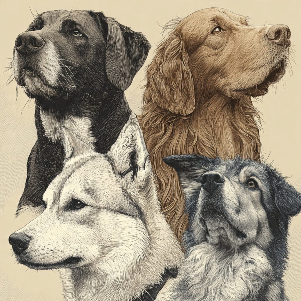 Cute dog breeds with fluffy fur