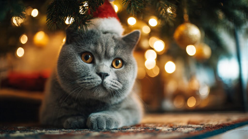 Adorable British Shorthair cat