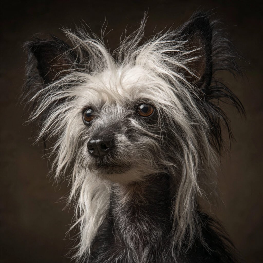 Hairless Chinese Crested puppy