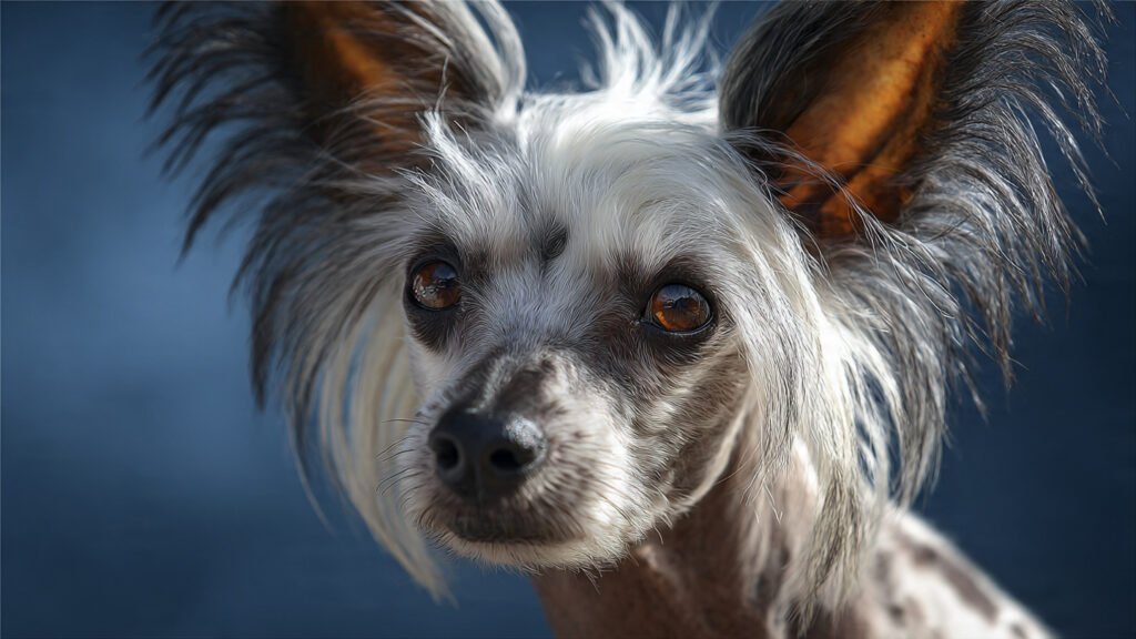 Chinese Crested dog face