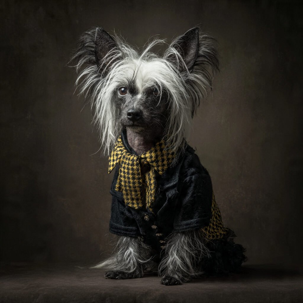 Adorable Chinese Crested puppy