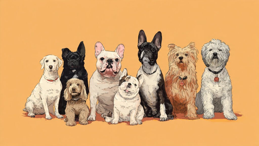 Charming cute dog breeds images