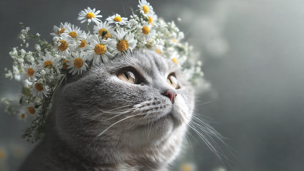 Chubby British Shorthair cat