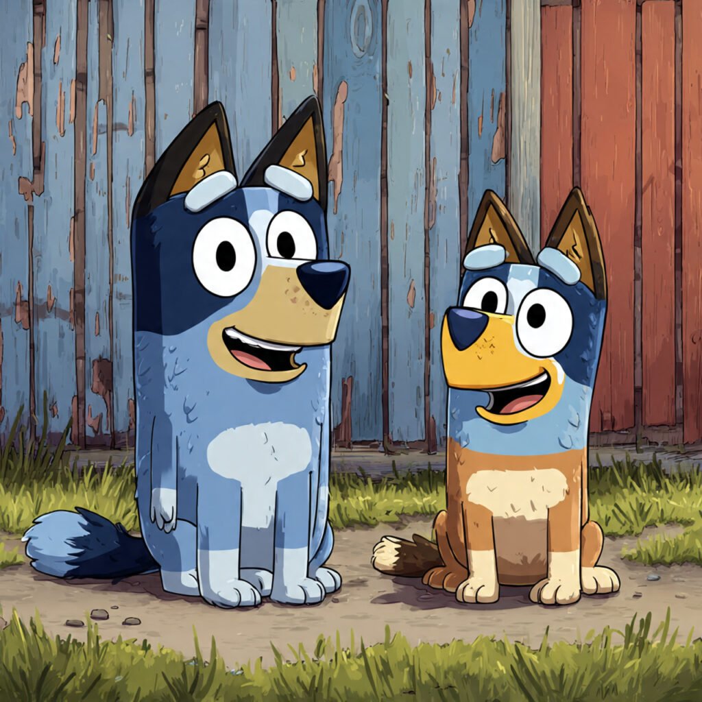 Joyful Bluey and Bingo Comedy Scenes
