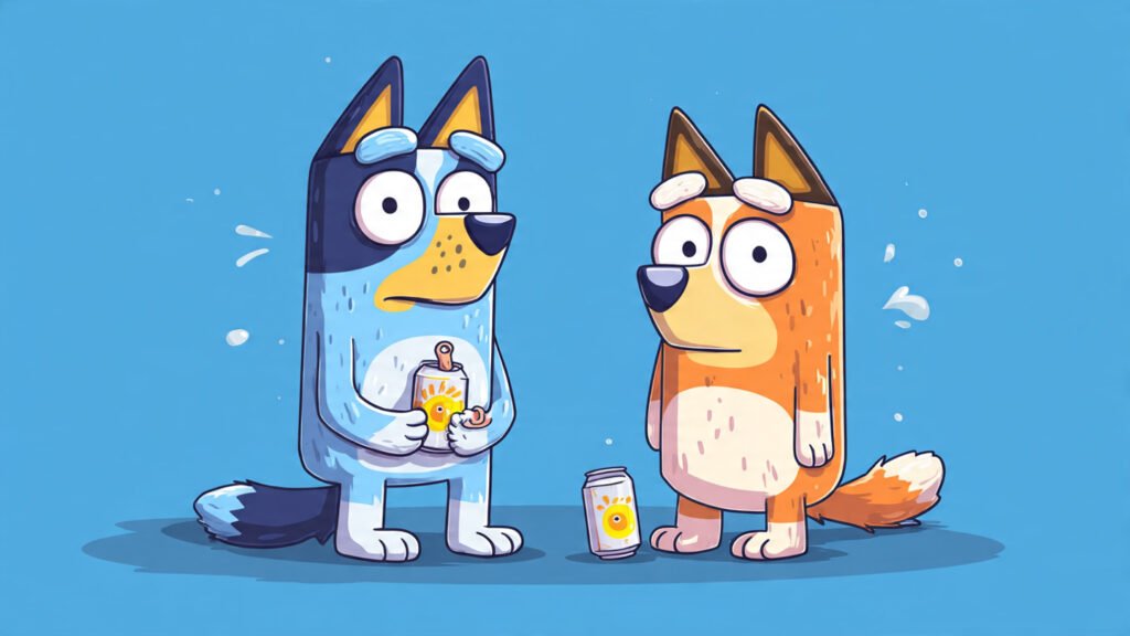 Funny Bluey and Bingo Cartoon Moments